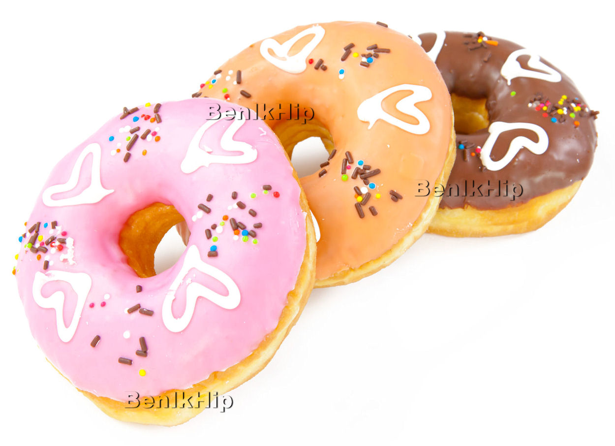 Strijkapplicatie Donuts